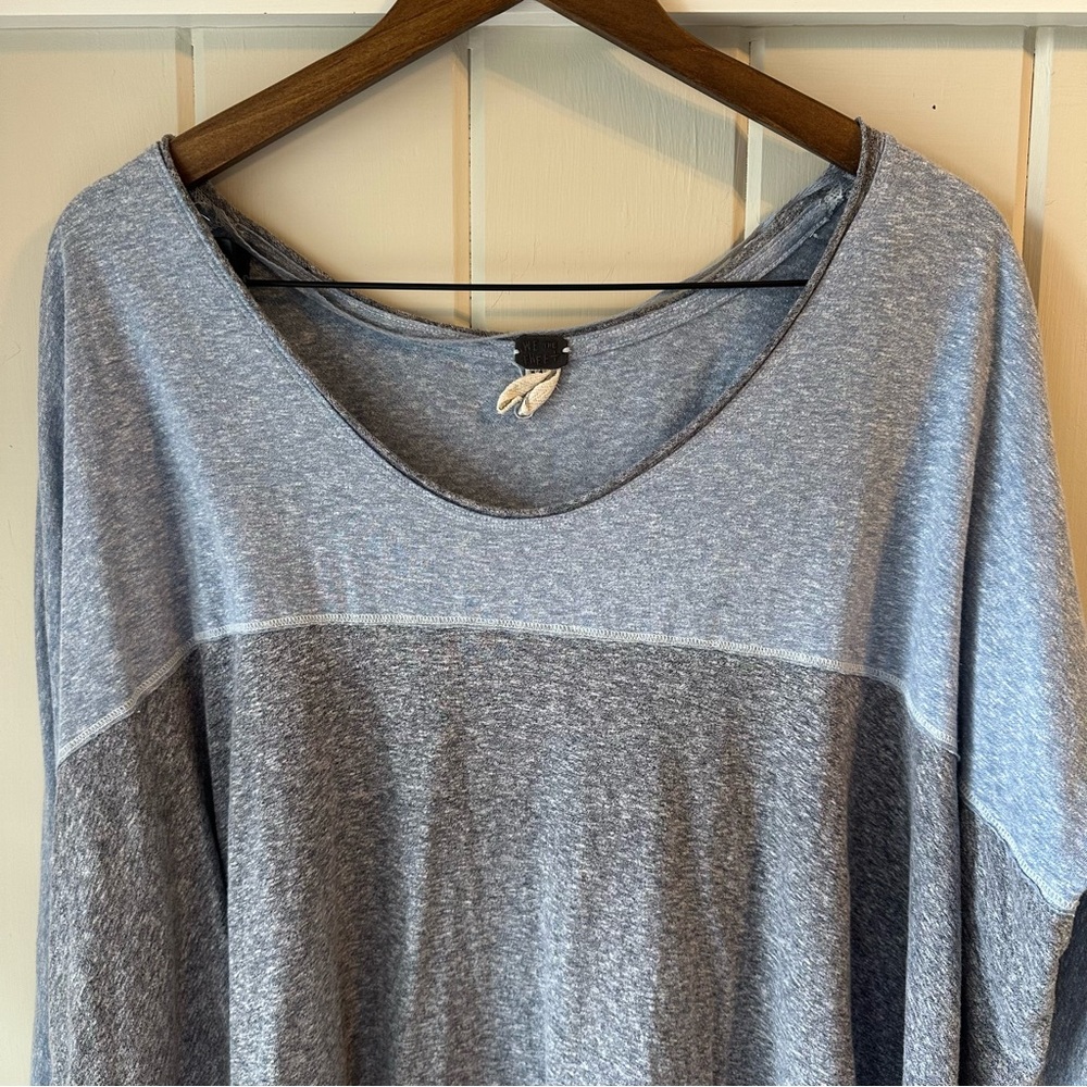 We The Free Blue and Gray Women's T-Shirt, Size Medium - Picture 2 of 6
